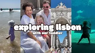 HOLIDAY VLOG 🌞 exploring Lisbon with a toddler (while 34 weeks pregnant!)