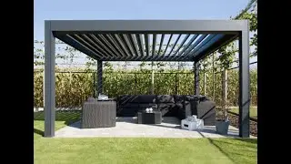 Automatic retractable roof louver