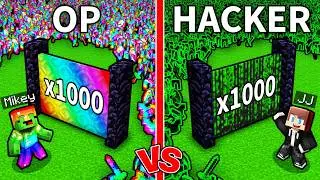 Mikey & JJ Minecraft: OP vs HACKER Multiplicator Battle (Maizen)