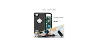 OtterBox Commuter Series Case for iPhone 8 & iPhone 7 NOT Plus   Frustration Free Packaging   Black