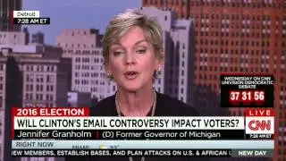 Jennifer Granholm Blames Hillary Clinton's Trust Issues on Fox News, Right-Wing