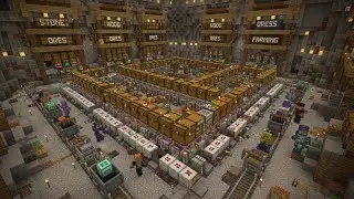 Minecraft Mega Storage System Build