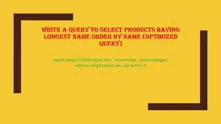 MySQL Part 2.1-Database