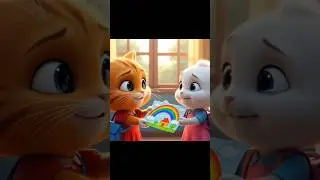 Mithu Billi Dosti me sacrifice Moral School stories for kids learning Hindi #mithubilli #kidsstories