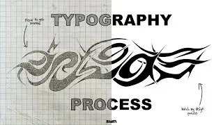 How to get started with Typography//My process of designing!!