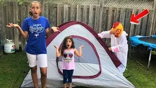 Kids Pretend Play Camping & Fishing with surprise!! Family fun