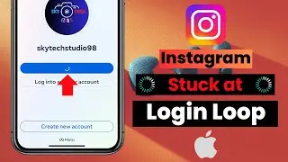 How To Fix Instagram Stuck at Login Loop on iPhone | Can't Login on Instagram on iPhone