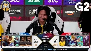 ONIC PH VS HOMEBOIS GAME 2 | GROUP STAGE DAY 4 | MLBB MSC 2025