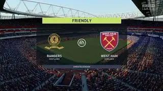 rangers vs wast ham club friendly prediction 19 july