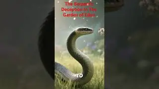 The Serpent's Deception in the Garden of Eden #moses #history #biblicalstory #gardenofeden