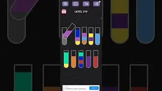 Water Sort Puzzle Sort Color Level 219