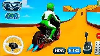 Crazy Bike Mega Ramp Impossible Racing -Impossible Bike Stunts Tracks - Android Gameplay #19