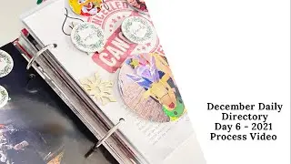 December Daily Directory Day 6 Process Video | ScrappyNerdUK