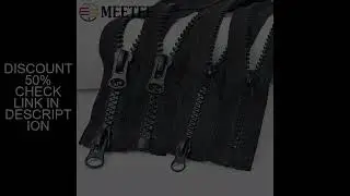 60-300cm 5# 8# Resin Zipper for Sewing Long Open-End Zippers with Single/Double Sliders Tent Coat Cl