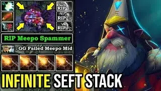 INFINITE SELF STACK GUIDE Solo Mid Sniper Crazy Jungle Speed 100% Outfarm Meepo Spammer DotA 2