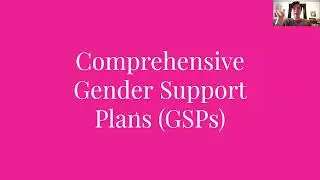 Integrating a Comprehensive Gender Support Plan
