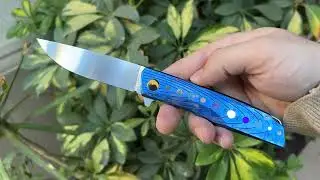 Igor Oleinikov Inspirer &ldquo;Solar System&rdquo; Custom Knife From R1MarketPlace