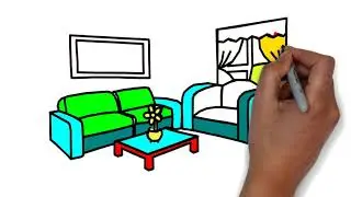 How to easy coloring  dining room  ll Eti Toys Art