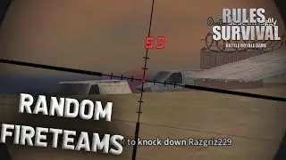 THE BEST RANDOM FIRETEAM EVER! Rules of Survival Gameplay