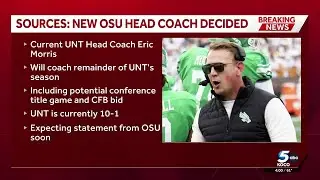 North Texas' Eric Morris named new Oklahoma State football head coach
