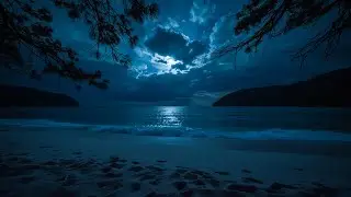 🔴 Ocean Waves for Deep Sleep | 10-Hour Dark Screen Ocean Ambience for Restful Night