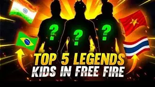Top 5 World's fastest kid free fire player