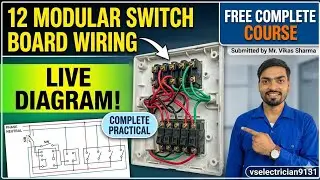 12 modular board wiring|12 module switch board|12 modular board|12 modular switch board 