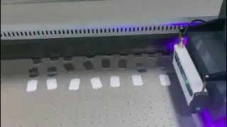 Industry UV Flatbed Printer with ai visual positioning camera ccd
