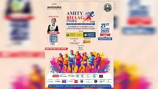 Amity Bhaag India- Lucknow Edition| Race For Girl Child Education🏃&zwj;♀️