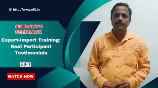Export-Import Training: Real Participant Testimonials | Series - 23 / 1000 #testimonal #exportimport