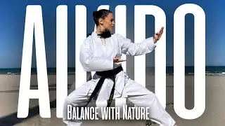 Balance Aikido with Nature. Sporty Karate Girl - Miya Moore