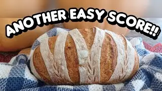 Roly Poly Accordian SIMPLE SOURDOUGH Bread Scoring Full Tutorial