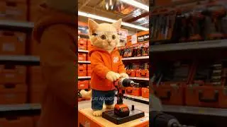 Cat&rsquo;s First Trip to Home Depot | Tiny Hoodie Helper Adventures