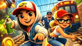 Subway surfers 24x Rocket speed #subwaysurfers #subscribe 