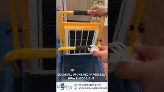 Powerful lighting, powered by the sun ☀️Vettam 100W Solar Flood Light &ndash; All-in-One