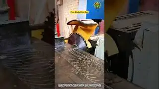 Five-Blade Disc Saw Precision Cutting System ⚙️🪚
