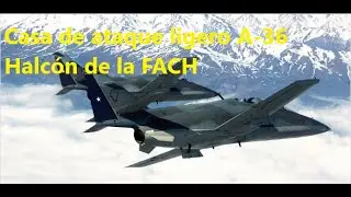 Caza de ataque ligero A-36 Halc&oacute;n de la FACH