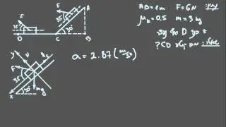 פיזיקה 1: כוח חיכוך, חוקי ניוטון, מישור משופע