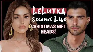 FREE LELUTKA CHRISTMAS HEADS - FEMALE AND MALE 2025 - SECOND LIFE