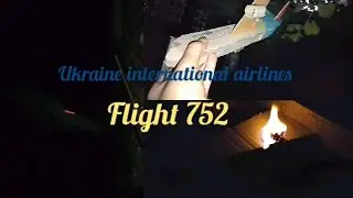 Ukraine international airlines flight 752🇮🇷🇺🇦 cardboard version 