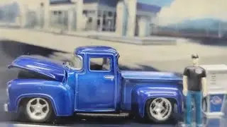 1956 Ford F-100 Truck Custom #Ford #vpracingfuels M2 Machine Die Cast Opening Collectable Cars