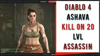 Diablo 4 / World BOSS Ashava kill on 20 lvl / Assassin top dps