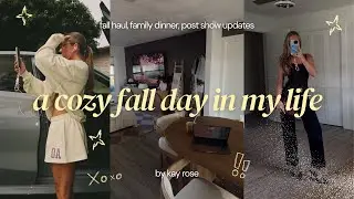 A COZY FALL DIML IN FLORIDA | protein banana bread recipe, post show updates, fall home decor