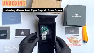 Unboxing All New Reef Tiger Captain Cook Green Dial in Pakistan | RGA3035 Green | Watches Galleria