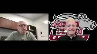 Santa Clara Broncos head coach Herb Sendek