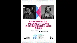 Victoria director  Sivaranjini J and actress Meenakshi Jayan In conversation with film maker Arjun