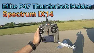 Eflite P47 Thunderbolt Razorback 1.2M with Spectrun IX14 Transmitter