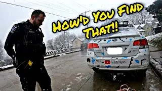 Magnet Fishing During A Severe Winter Storm!! (Police Called)