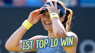 First Top 10 Win of Grand Slam Champions (WTA Tennis) (include Raducanu)