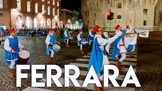 THE MAGNIFICENT MEDIEVAL PARADE: FERRARA. Italy - 4k - Travel Guide. PART -3. #Italy